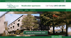 Desktop Screenshot of meadowdale-apartments.com